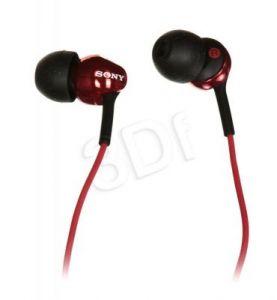 Słuchawki douszne z mikrofonem Sony MDR-EX110APR (Czerwony)