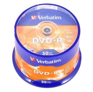DVD-R VERBATIM 43548 4.7GB 16x CAKE 50 SZT
