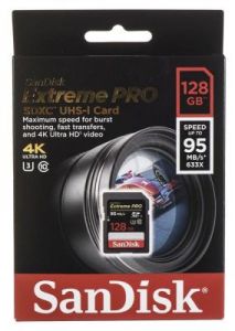 Sandisk SDXC Extreme Pro 128GB Class 10,UHS Class U3