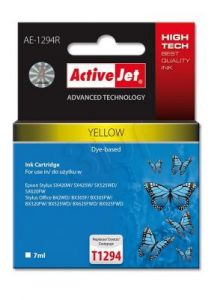 ActiveJet AE-1294R tusz żółty do drukarki Epson (zamiennik Epson T1294) Premium