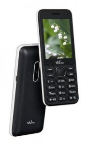 Telefon WIKO Riff 2,4\" czarny/biały