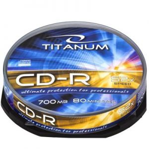 TITANUM CD-R   700MB/80min-Cake Box 10 52X