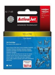 ActiveJet AE-714R tusz żółty do drukarki Epson (zamiennik Epson T0714) Premium