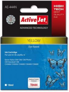 ActiveJet AE-444N tusz żółty do drukarki Epson (zamiennik Epson T0444) Supreme