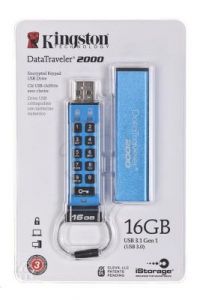 Kingston Flashdrive DataTraveler 2000 16GB USB 3.1 niebieski