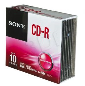 CD-R Sony 10CDQ80SS 700MB 48x
