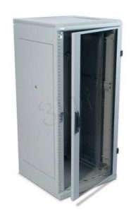 Triton Szafa rack 19\"  stojąca RMA-27-A68-CAX-A1 (27U, 600x800mm, przeszklone drzwi, kolor jasnosza