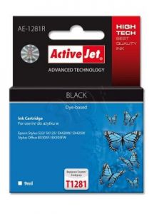 ActiveJet AE-1281R tusz czarny do drukarki Epson (zamiennik Epson T1281) Premium