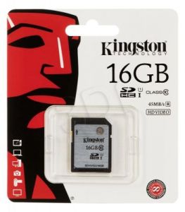Kingston SDHC SD10VG2/16GB 16GB Class 10,UHS Class U1