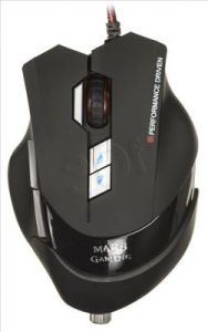 Tacens Mysz przewodowa laserowa MM3 16400dpi czarna