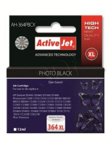 ActiveJet AH-364PBCX tusz foto czarny do drukarki HP (zamiennik HP 364XL CB322EE) Premium