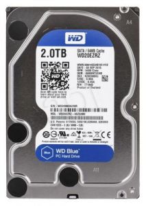 Dysk HDD Western Digital BLUE 3,5\" 2TB SATA III 64MB 5400obr/min WD20EZRZ