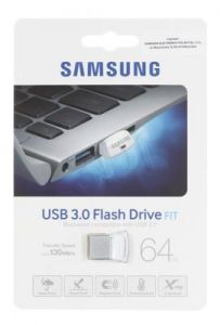 Samsung Flashdrive MUF-64BB/EU 64GB USB 3.0 Srebrny
