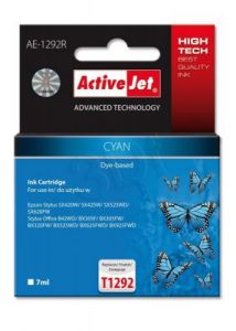 ActiveJet AE-1292R tusz cyan do drukarki Epson (zamiennik Epson T1292) Premium