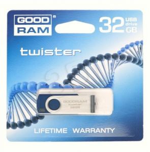 Goodram Flashdrive TWISTER 32GB USB 2.0 Niebieski