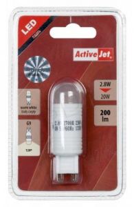 ActiveJer AJE-MC3G9 Lampa LED SMD 200lm 2,8W G9 barwa biała ciepła