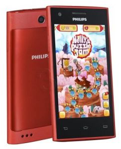 Smartphone Philips S309 4GB 4\" 4.4 Czerwony