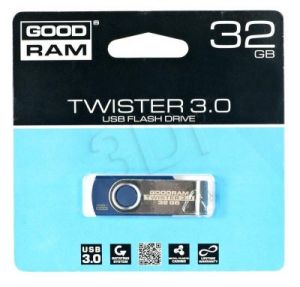 Goodram Flashdrive TWISTER 32GB USB 3.0 Niebieski