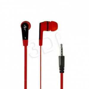 Słuchawki douszne z mikrofonem ART S2D (czerwony)