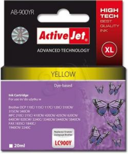 ActiveJet AB-900YR tusz żółty do drukarki Brother (zamiennik Brother LC900Y) Premium