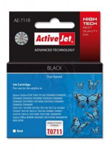 ActiveJet AE-711R tusz czarny do drukarki Epson (zamiennik Epson T0711) Premium
