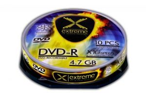 EXTREME DVD-R  4.7GB 16x Cake 10szt.