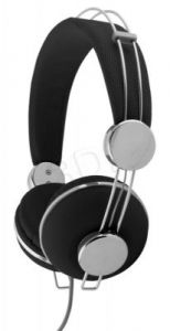 Słuchawki nauszne Esperanza MACAU EH149K (Czarno-srebrny)