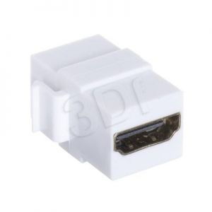 Keyston HDMI-HDMI G/G, kolor biały