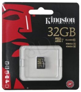 Kingston micro SDHC SDCA10/32GBSP 32GB Class 10,UHS Class U1