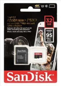 Sandisk micro SDHC Extreme PRO 32GB Class 10,UHS Class U3