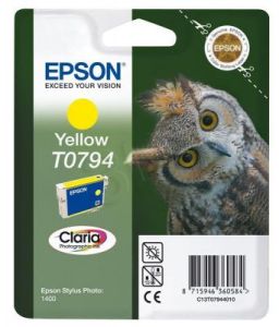 EPSON Tusz Żółty T0794=C13T07944010, 11 ml