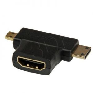 AKYGA ADAPTER HDMI F / MINI HDMI M + MICRO HDMI M AK-AD-23