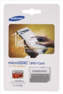 Samsung micro SDXC EVO 128GB Class 10 + ADAPTER microSD-SD