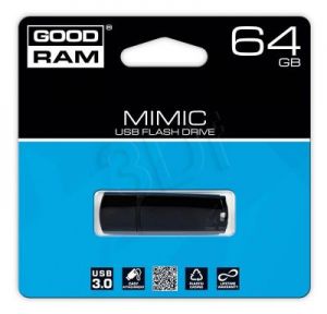 Goodram Flashdrive MIMIC 64GB USB 3.0 Czarny