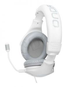 Słuchawki wokółuszne z mikrofonem OZONE ONDA PRO (Biało-szary)