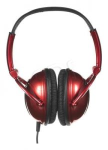 Słuchawki wokółuszne z mikrofonem LENOVO P723N (Czerwony)