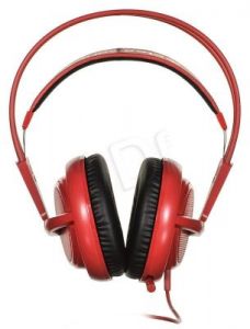Słuchawki wokółuszne z mikrofonem Steelseries SIBERIA200 (Czerwony)