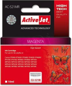 ActiveJet AC-521MR tusz magenta do drukarki Canon (zamiennik Canon CLI-521M) Premium/ chip