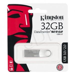 Kingston Flashdrive DataTraveler SE9 G2 32GB USB 3.0 Srebrny