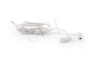 Słuchawki douszne z mikrofonem Modecom MC-140 (Biały)
