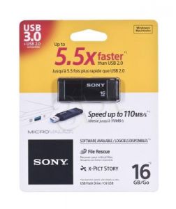 Sony Flashdrive MicroVault 16GB USB 3.0 czarny