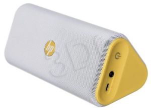 Głośnik bezprzewodowy HP Roar Wireless Speaker biało-żółty
