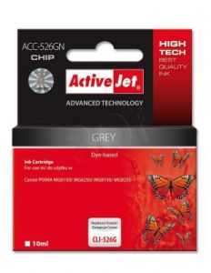 ActiveJet ACC-526GN tusz grey do drukarki Canon (zamiennik Canon CLI-526G) Supreme/ chip