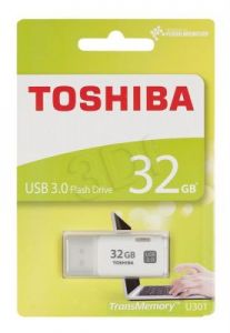 TOSHIBA Flashdrive TransMemory 32GB USB 3.0 HAYABUSA Biały