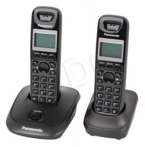 TELEFON PANASONIC KX-TG2512PDT - 2 SŁUCHAWKI