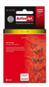 ActiveJet AC-551YR tusz yellow do drukarki Canon (zamiennik Canon CLI-551Y) Premium/ chip