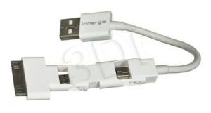 INNERGIE KABEL MAGICABLE TRIO MINI USB + MICRO USB + 30PIN APPLE ACC-S20CW RA