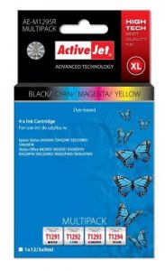 ActiveJet AE-M1295R multipack tusz czarny, cyan, magenta, żółty do drukarki Epson (zamiennik Epson T