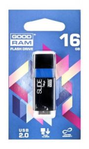 Goodram Flashdrive SL!DE 2.0 16GB USB 2.0 czarno-niebieski