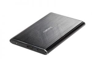 NATEC OBUDOWA USB 3.0 SSD 2.5\" SATA RHINO PRO BLACK ALUMINIUM